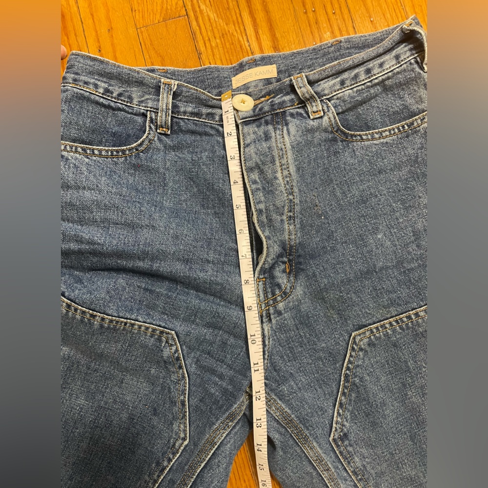 Jesse Kamm Patchfront Handy pants in Cowboy Blue - Picture 3 of 7